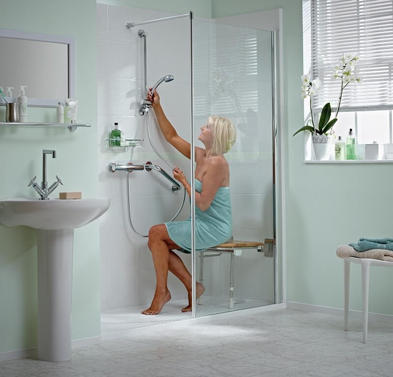 Shower for Disabled Person